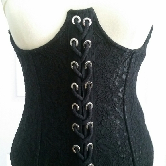 Better Be Dresses & Skirts - Better Be Under Bust Black Corset Dress NEW